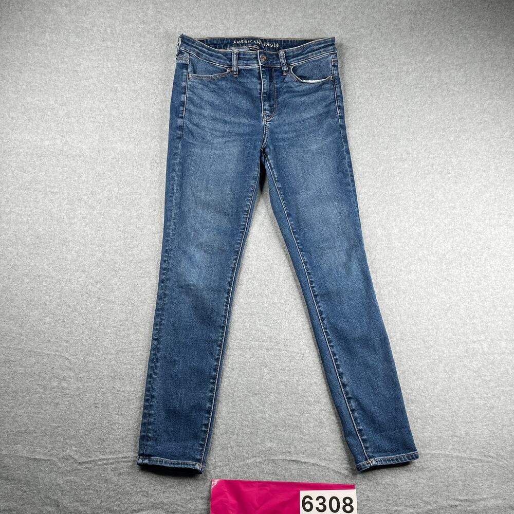 American Eagle Jeans Next Level Stretch High Rise Jeggings Womens Size 8
